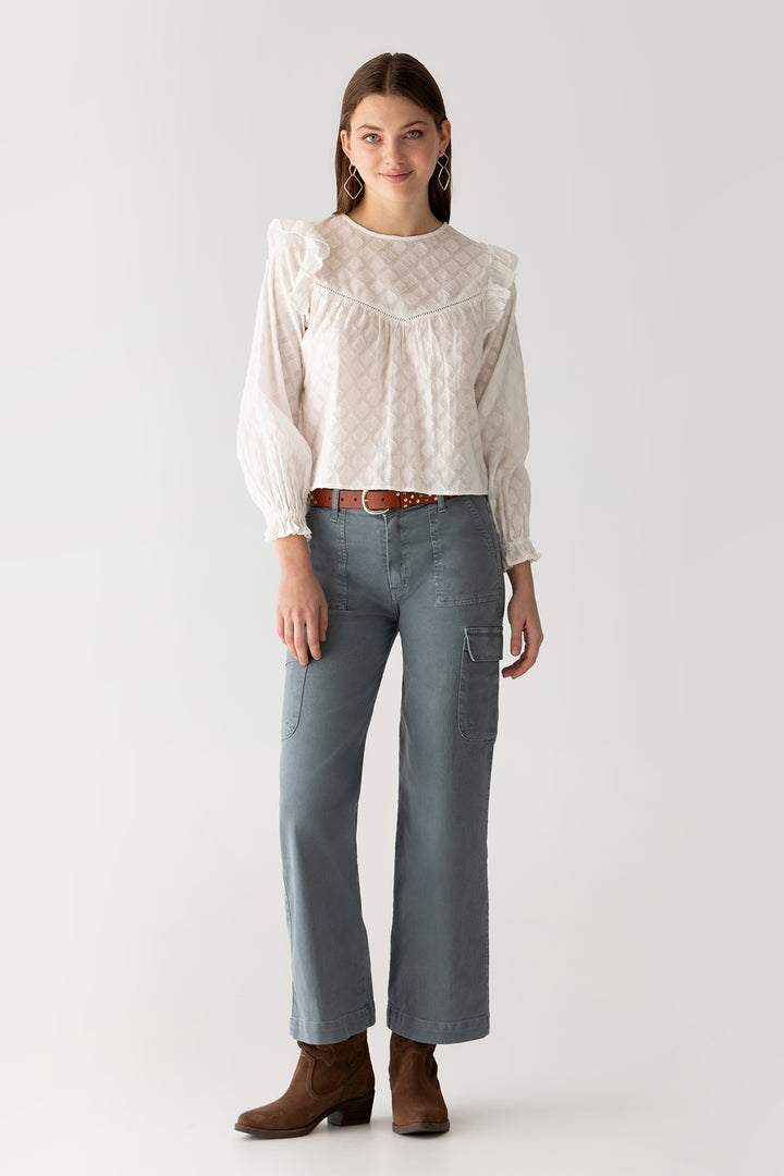 CARGO CULOTTE JEANS