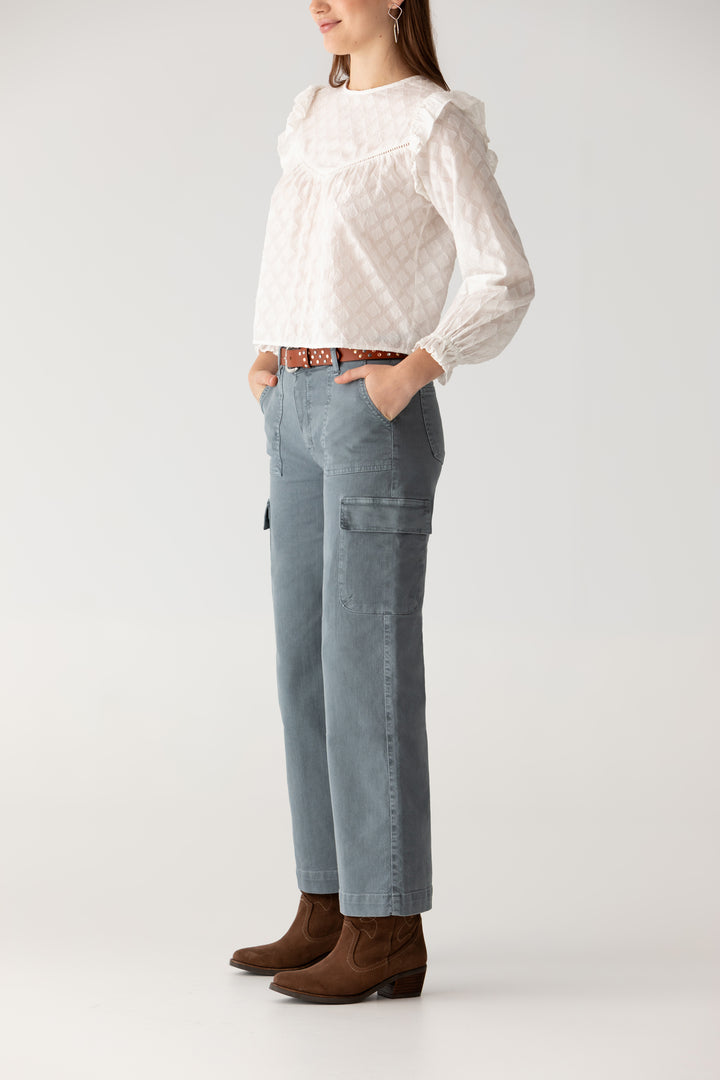 CARGO CULOTTE JEANS