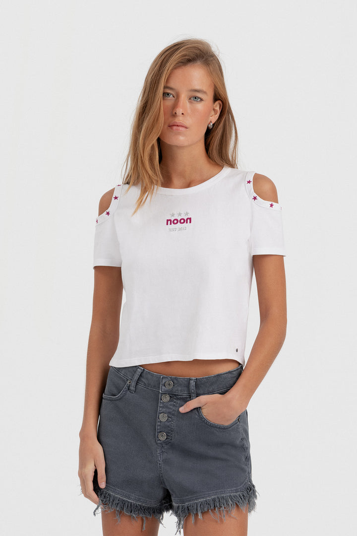 SHORTS BOTONES DESFLECADO