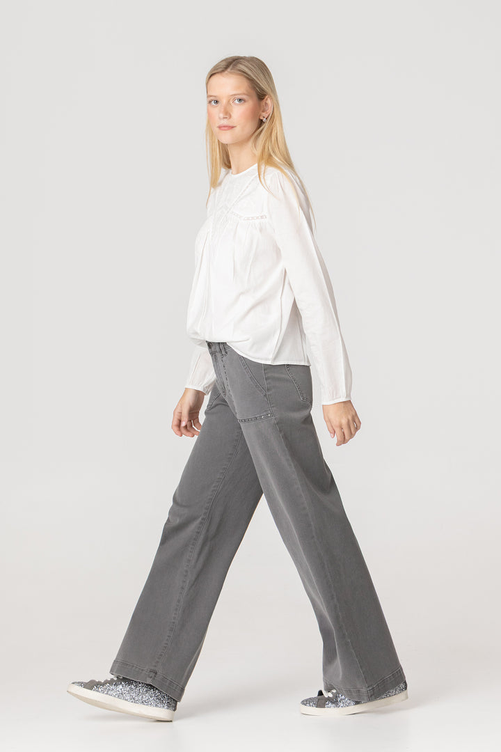 BLUSA BORDADOS CANESU ENTREDOS