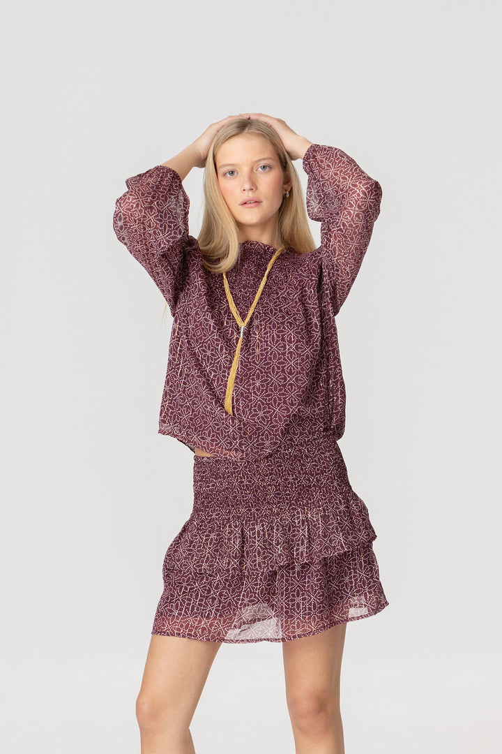 BLUSA CANESU FRUNCIDO