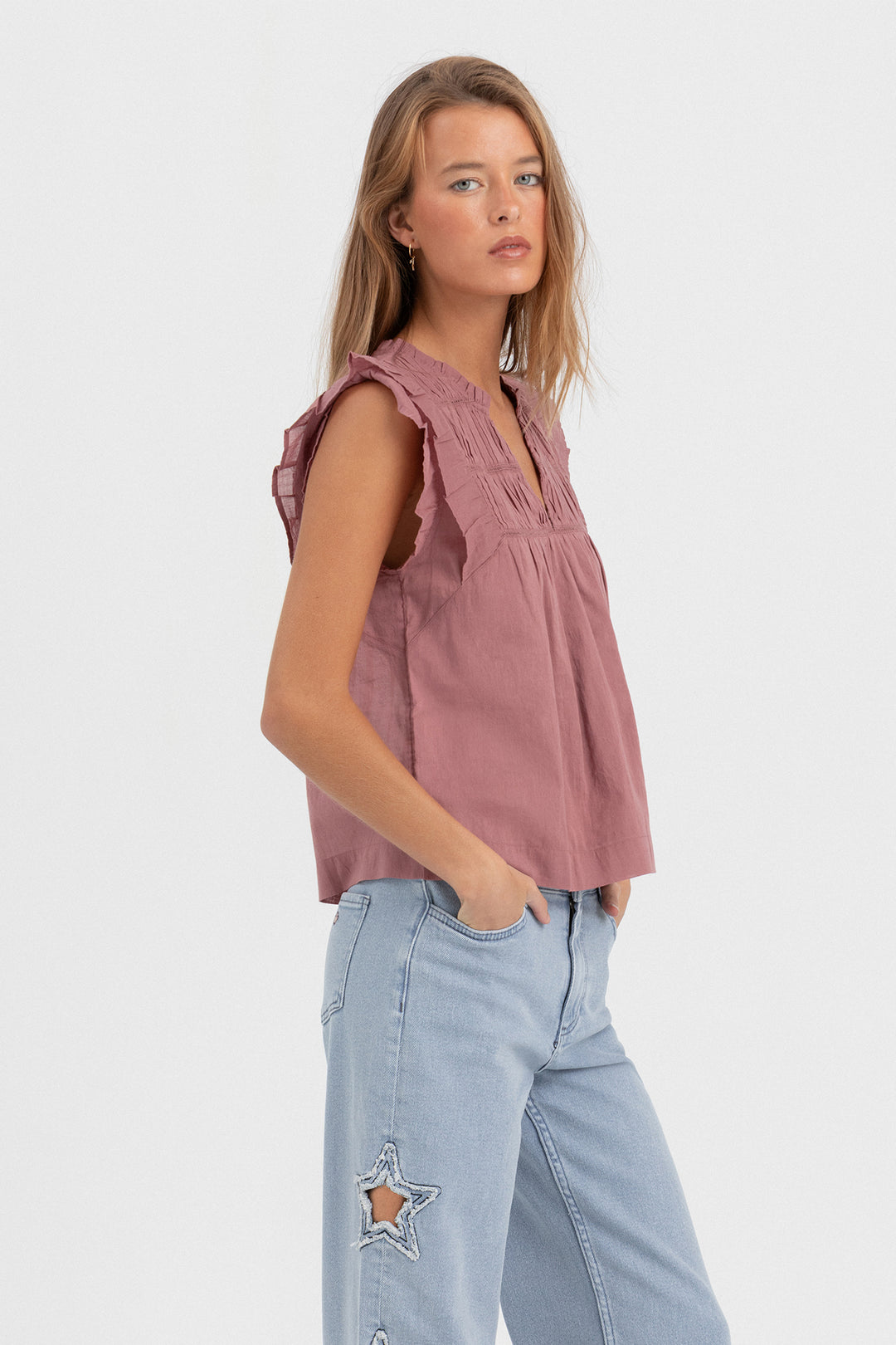 BLUSA FLUIDA FRUNCES