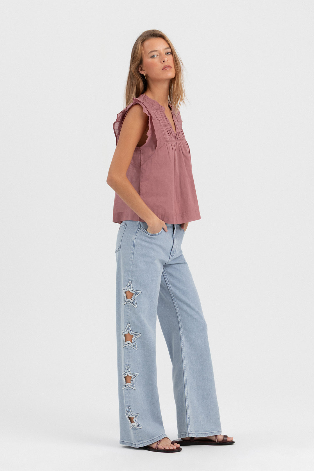 BLUSA FLUIDA FRUNCES