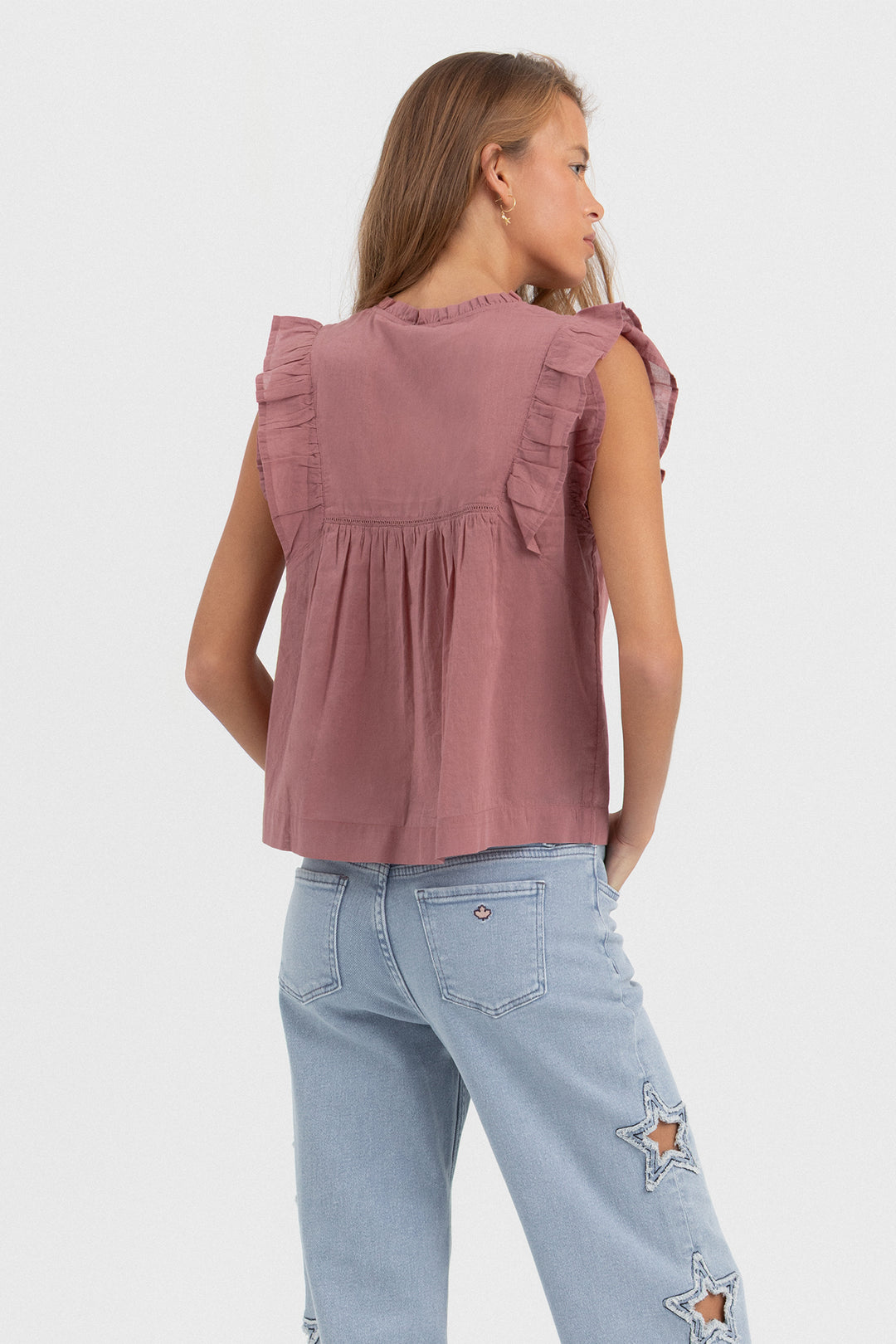 BLUSA FLUIDA FRUNCES