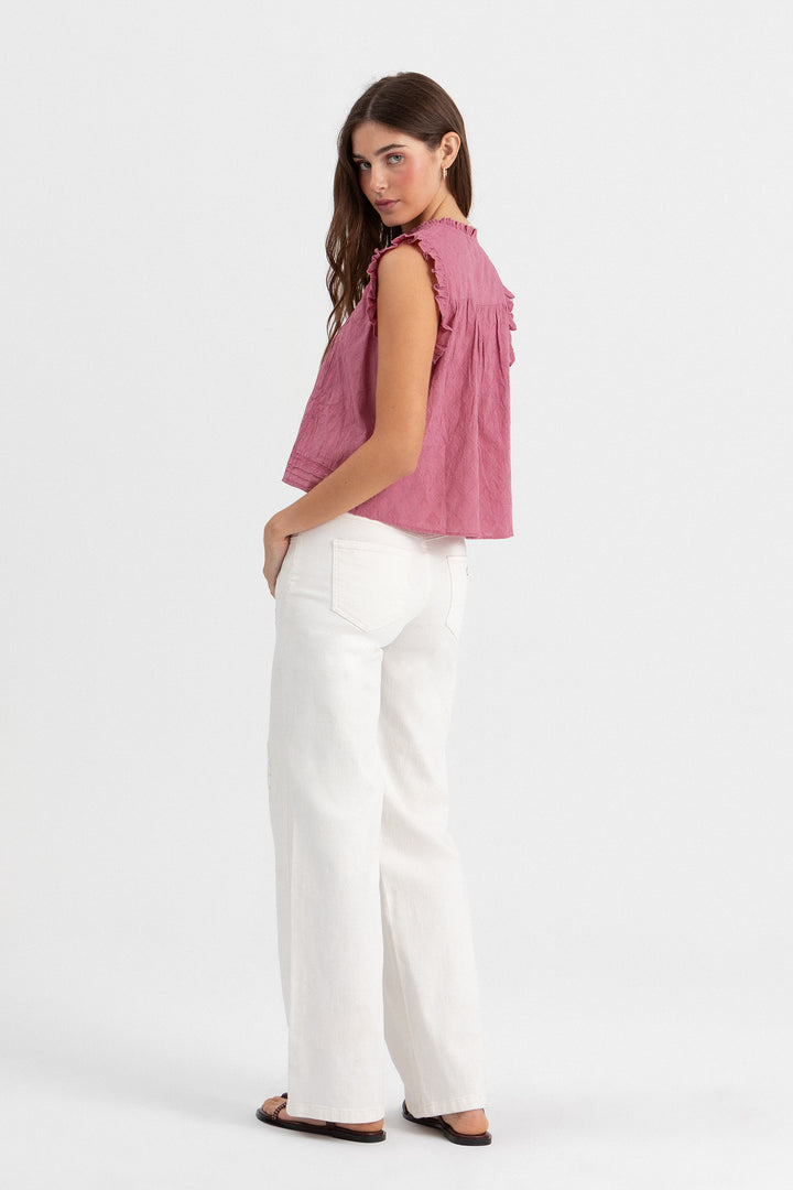 BLUSA JARETAS DETALLE ENTREDOS