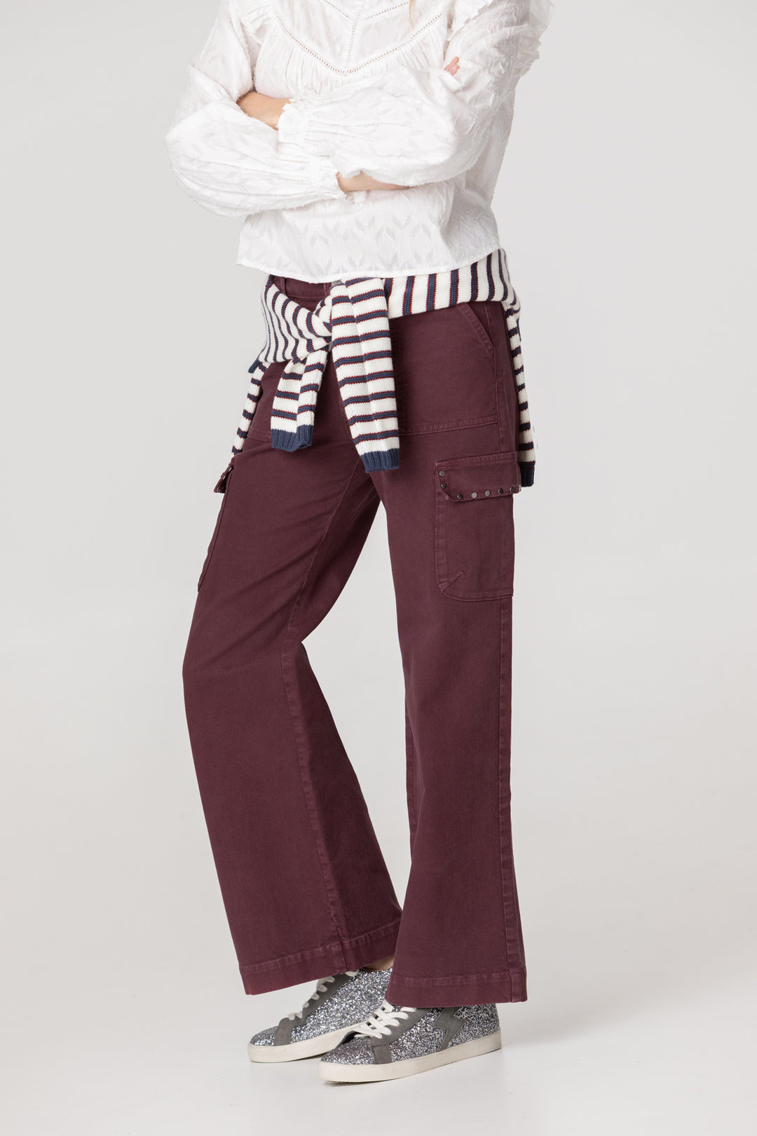 BLUSA TEXTURA VOLANTES