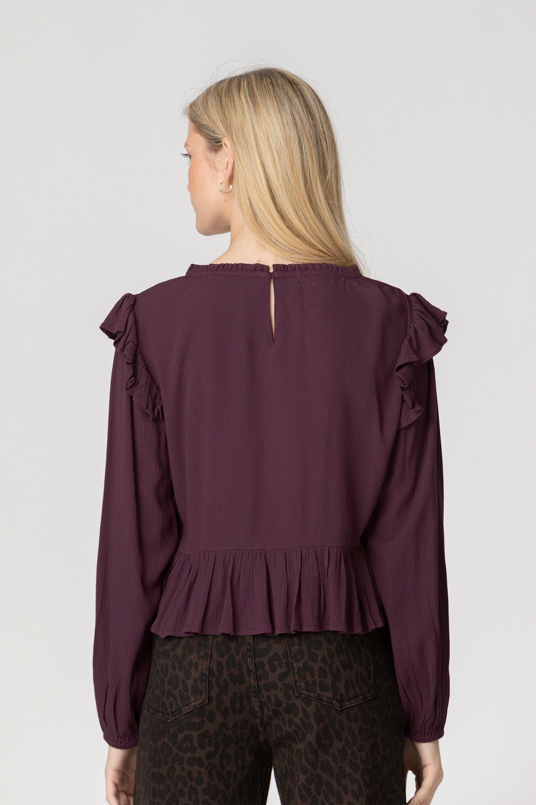Ruffled Blouse Details
