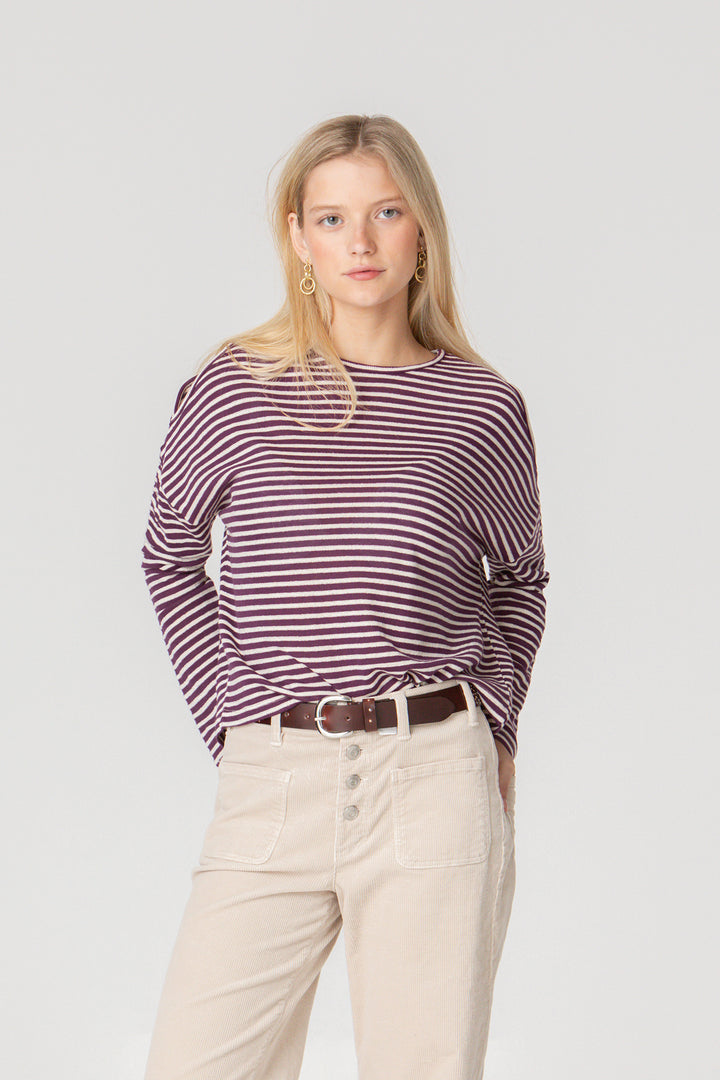 SHOULDER OPEN T-SHIRT