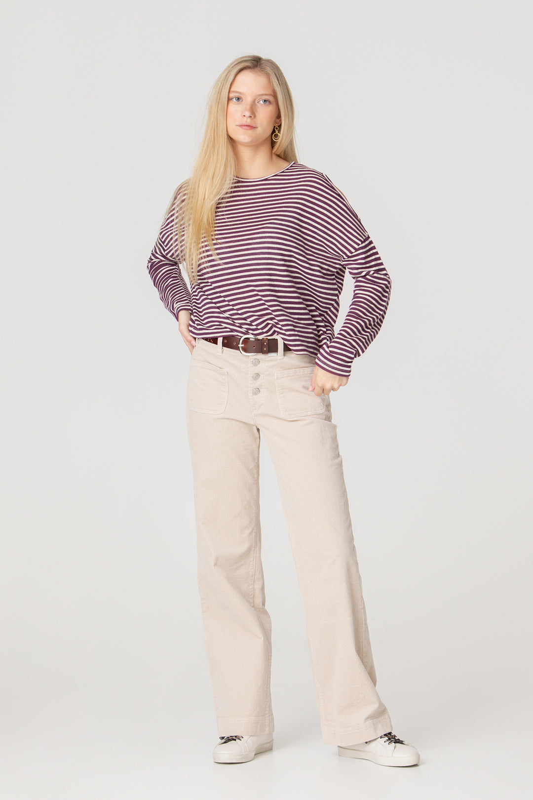 SHOULDER OPEN T-SHIRT