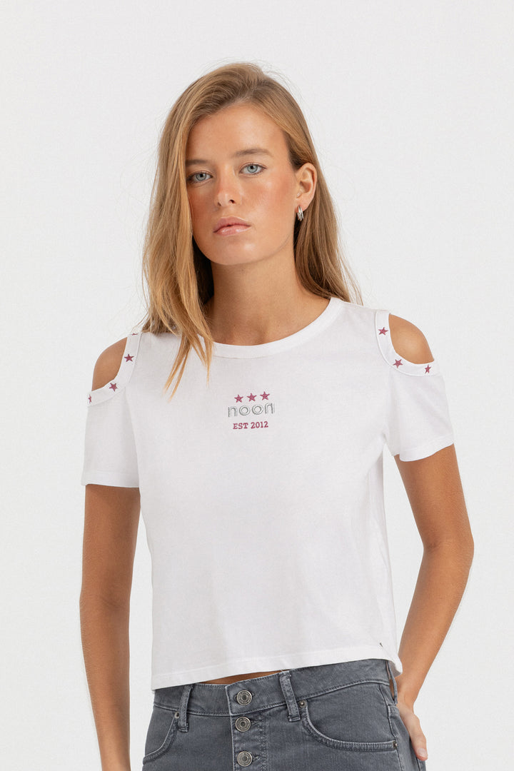 CAMISETA CUT OUT ESTRELLA