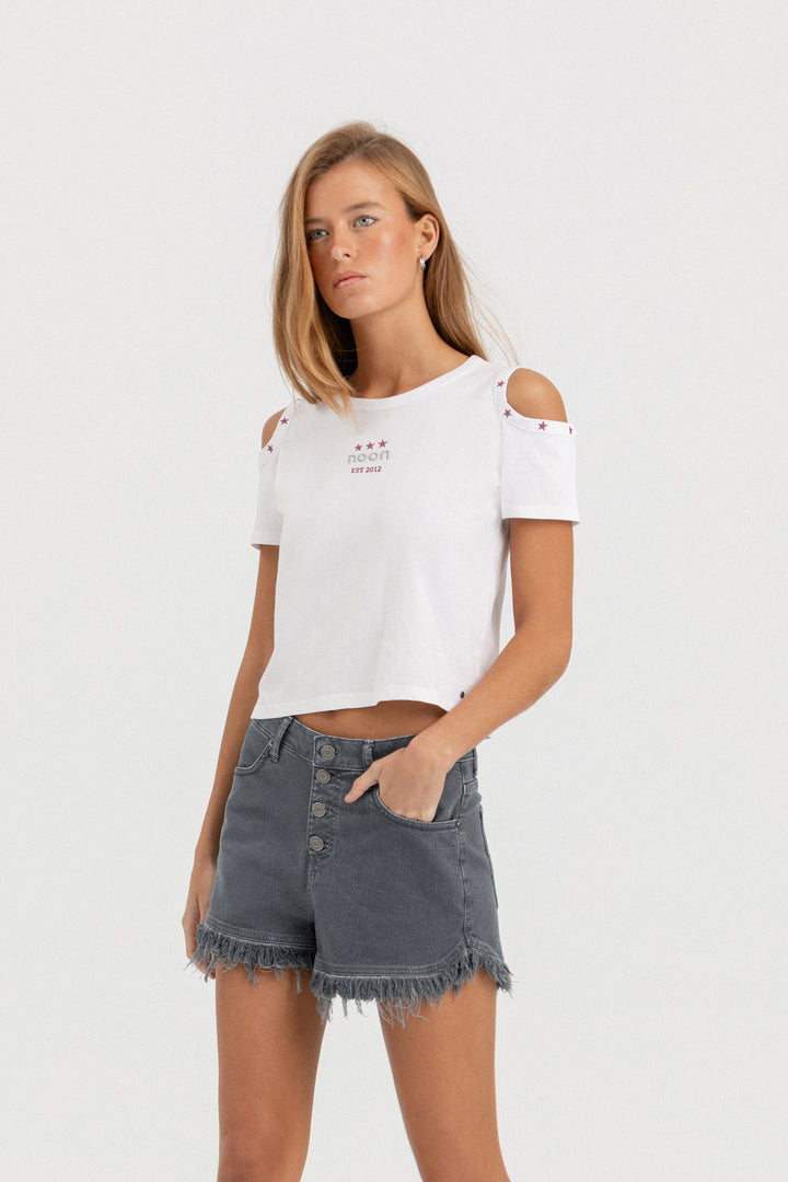 CAMISETA CUT OUT ESTRELLA