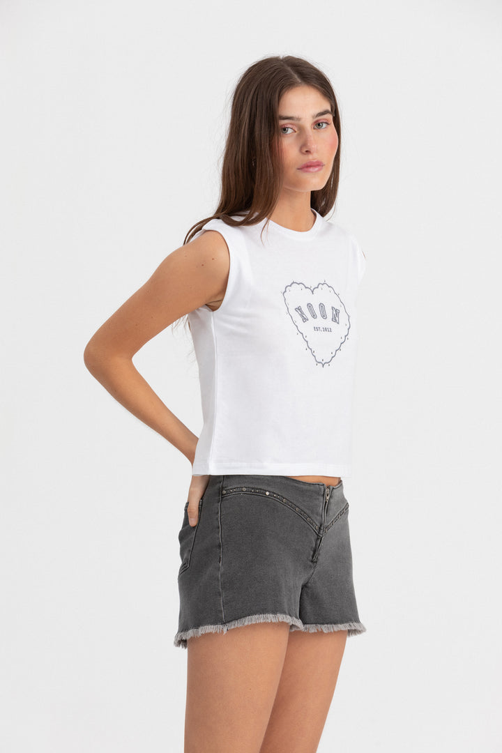 CAMISETA TIRANTE ANCHO CORAZON