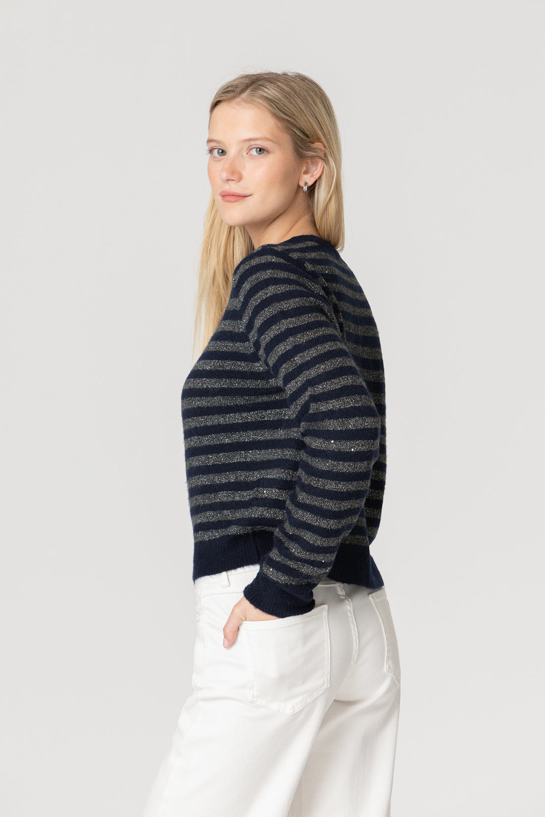 CARDIGAN AJUSTADO RAYAS