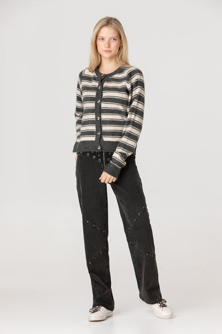 CARDIGAN OVERSIZE RAYAS