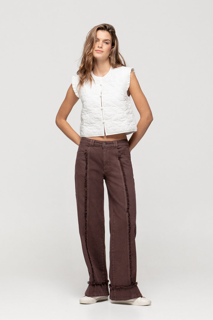 CHALECO ENGUATADO CIERRES DELANTERO