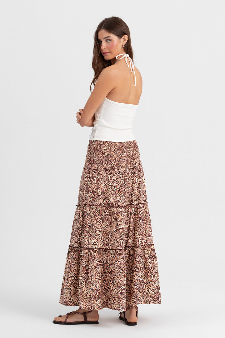 SAIA COMPRIDA ESTAMPADA