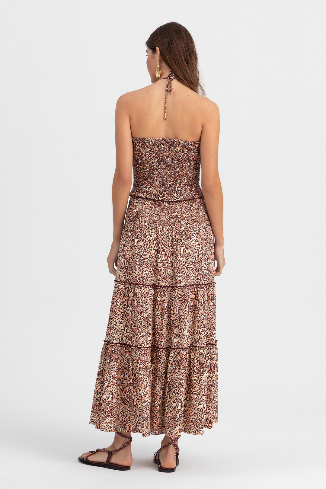 SAIA COMPRIDA ESTAMPADA