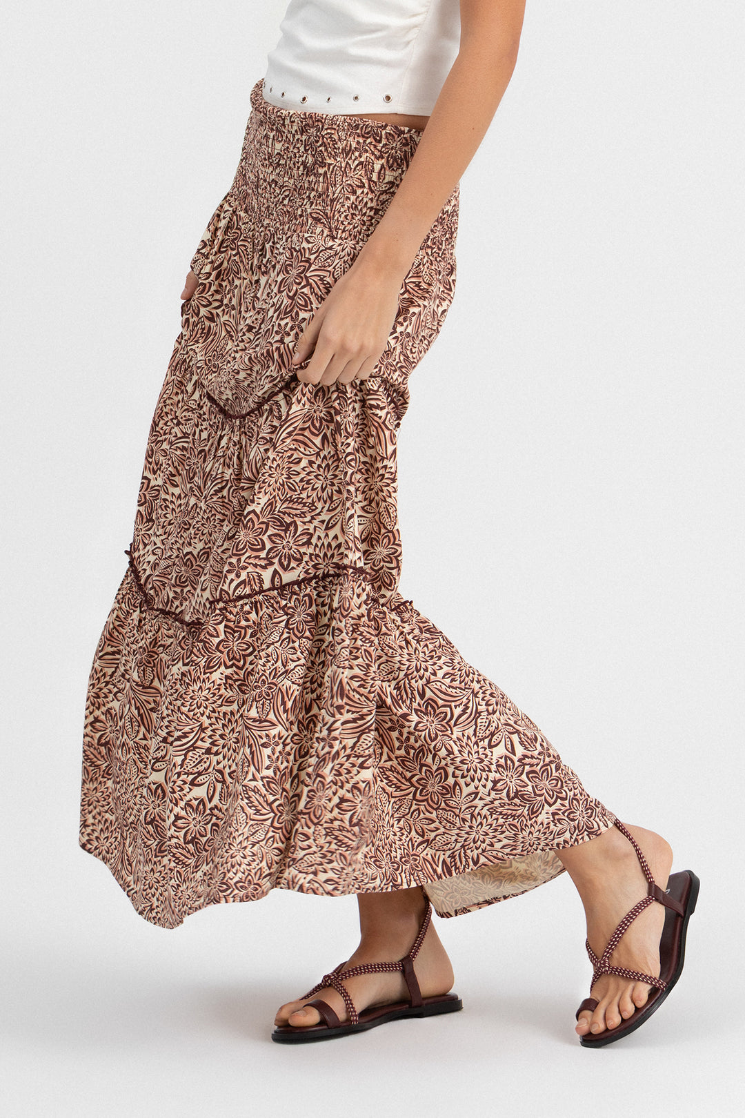 SAIA COMPRIDA ESTAMPADA