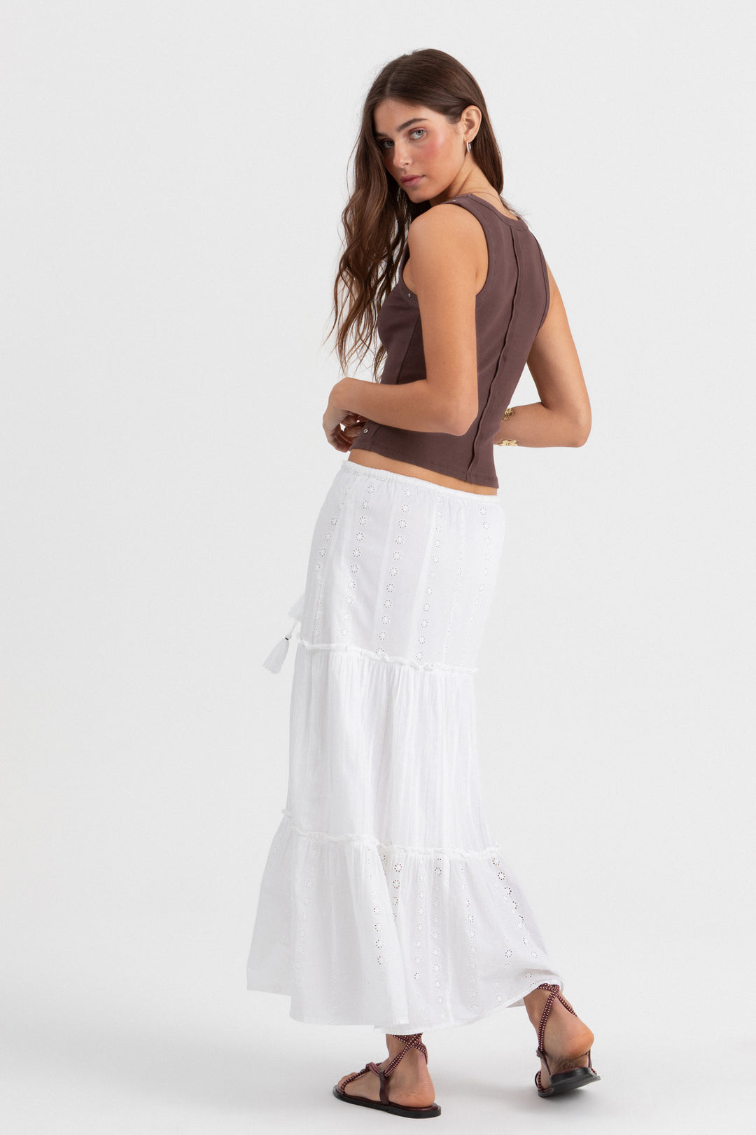 MIDI PANEL SKIRT