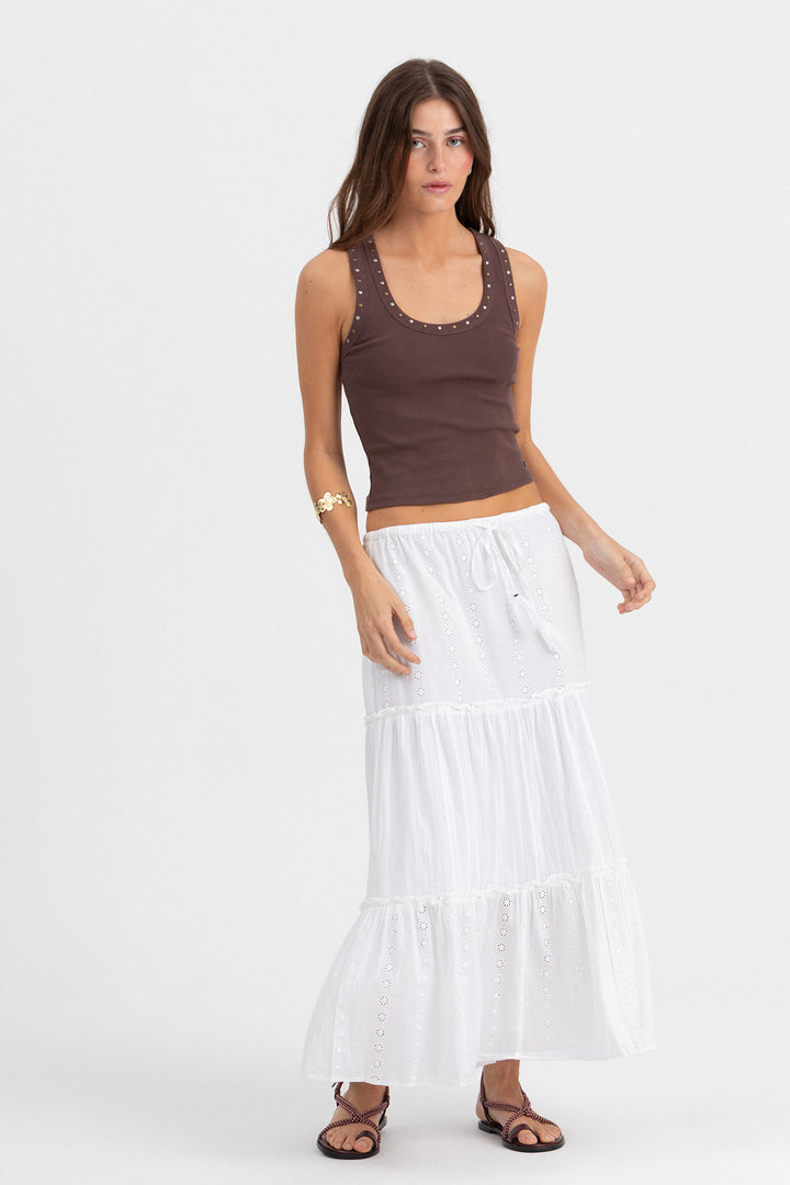 MIDI PANEL SKIRT