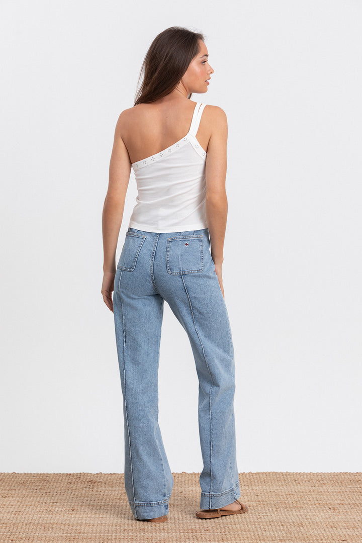 JEANS BÁSICO COSTURA DENIM
