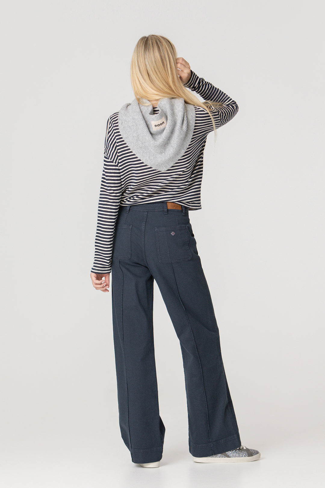 BASIC CULOTTE JEANS WITH SEAMS
