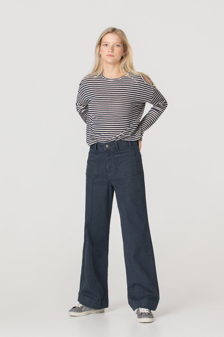 JEANS CULOTTE BASIC COSTURA