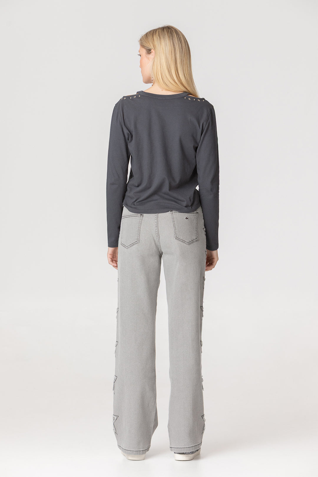 JEANS WITH SIDE STARS