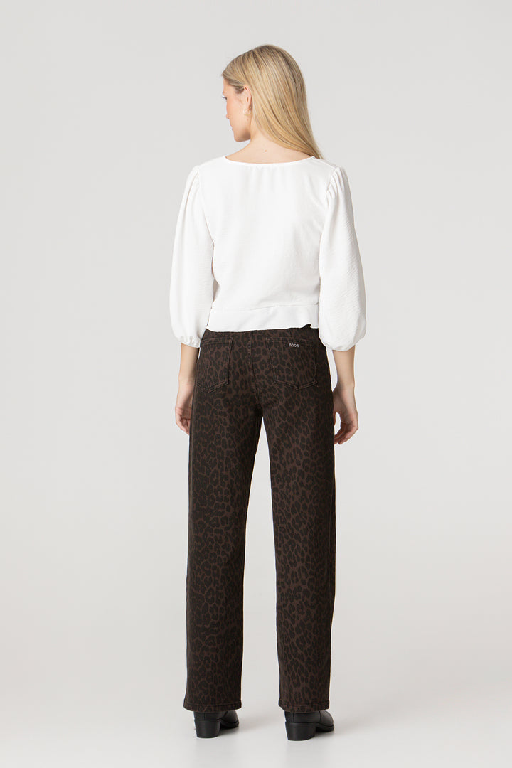 LEOPARD JEANS