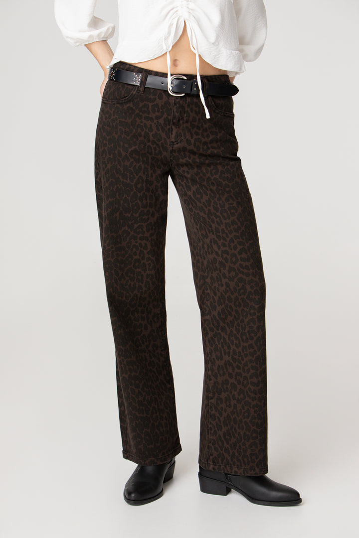 LEOPARD JEANS
