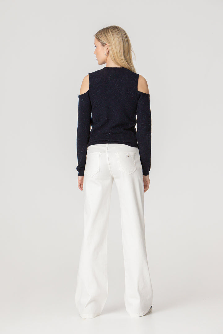 WAVE JEANS WITH STUDS