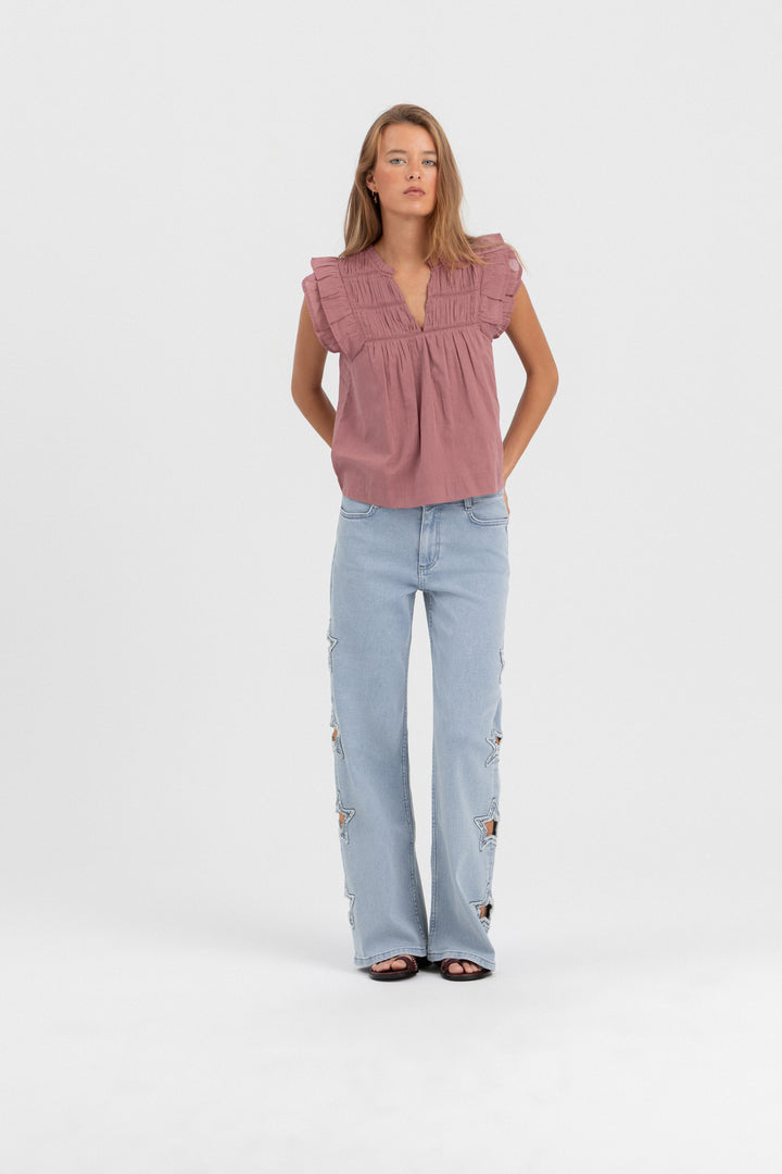 JEANS TROQUELADO ESTRELLAS