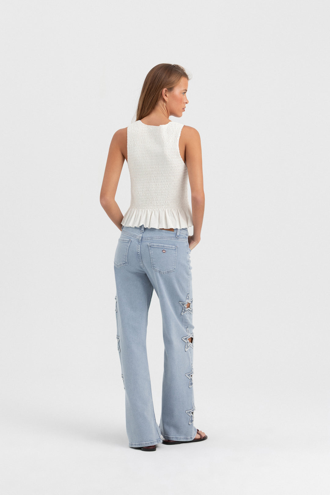 JEANS TROQUELADO ESTRELLAS