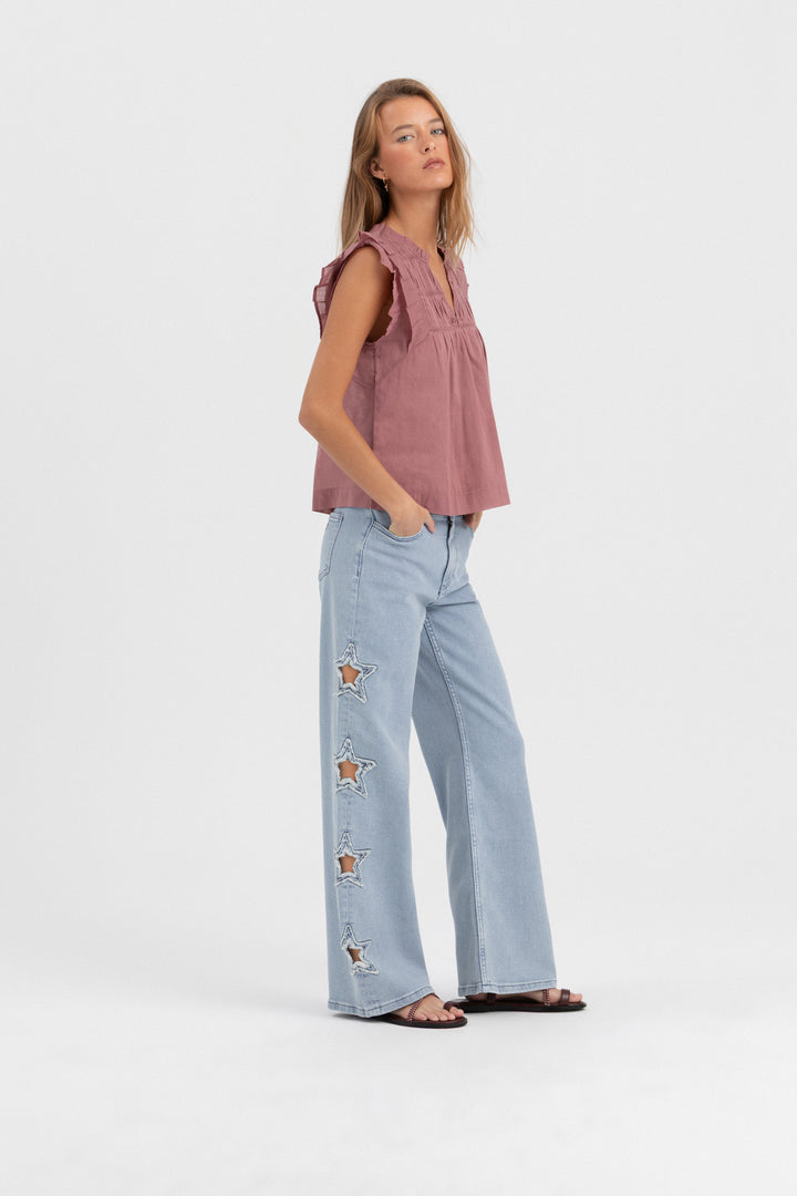 JEANS TROQUELADO ESTRELLAS