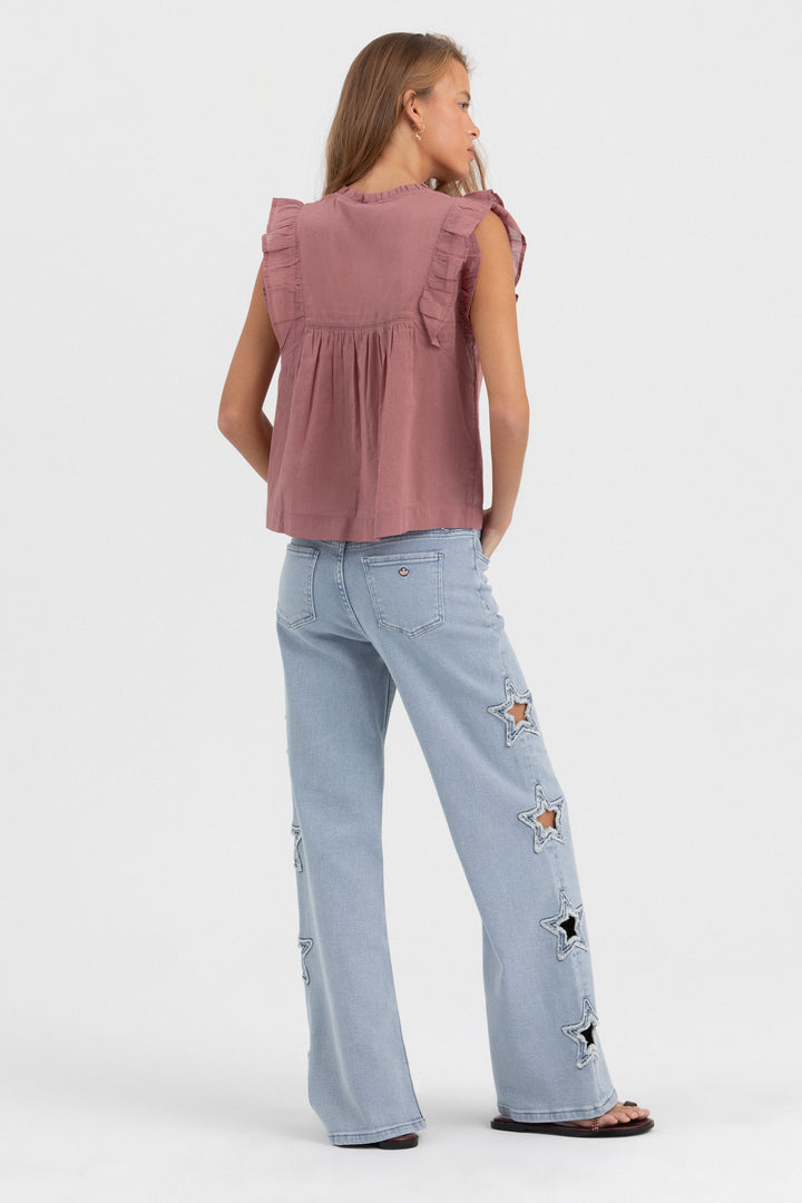 JEANS TROQUELADO ESTRELLAS