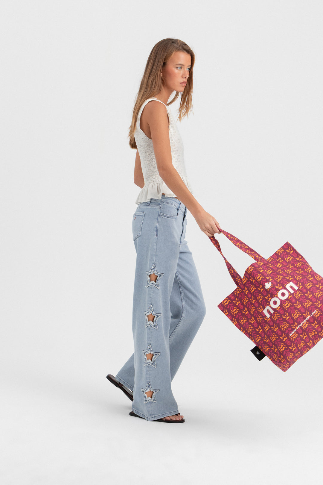 JEANS TROQUELADO ESTRELLAS