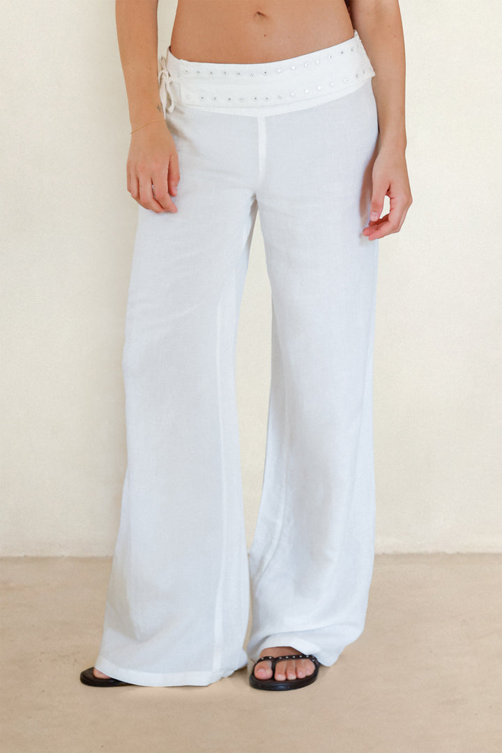 PANTALON BORDADO ESPEJOS