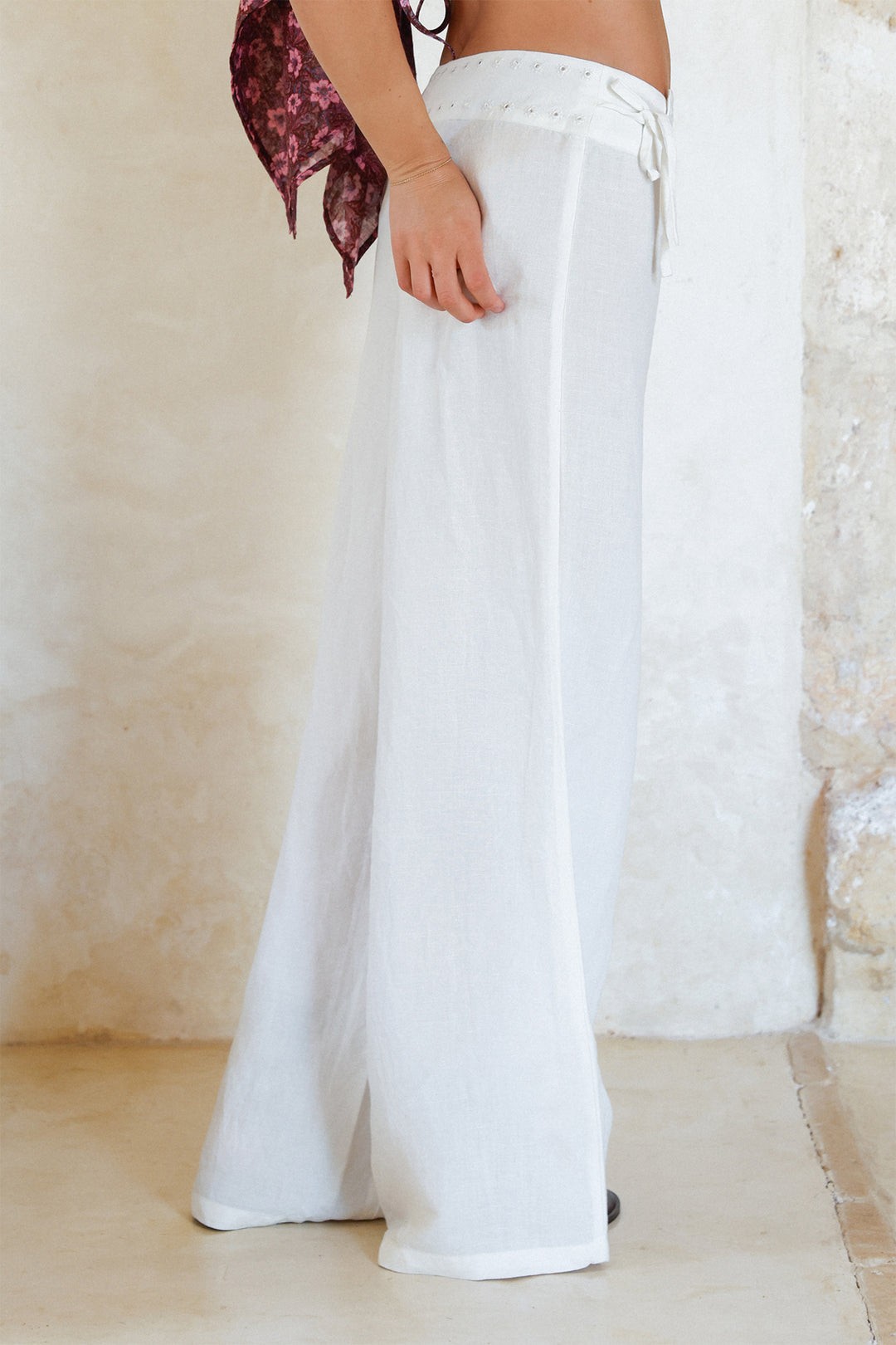 PANTALON BORDADO ESPEJOS