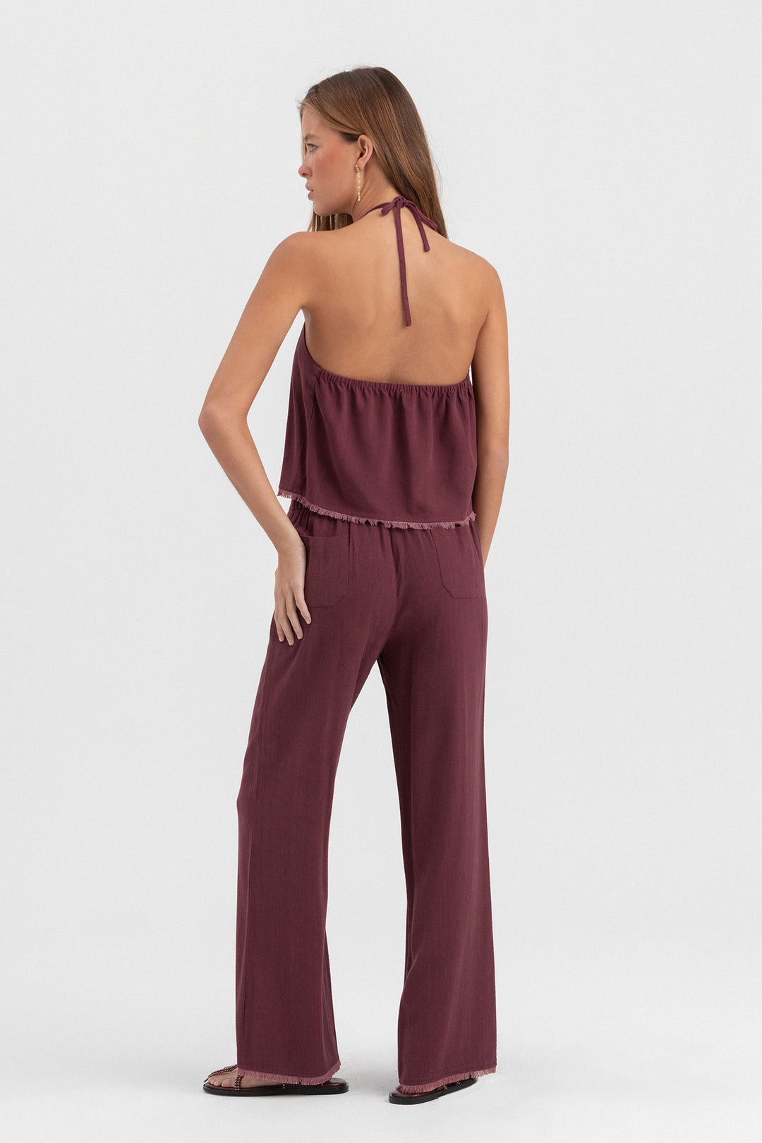 PANTALON COSTURA DESFLECADA