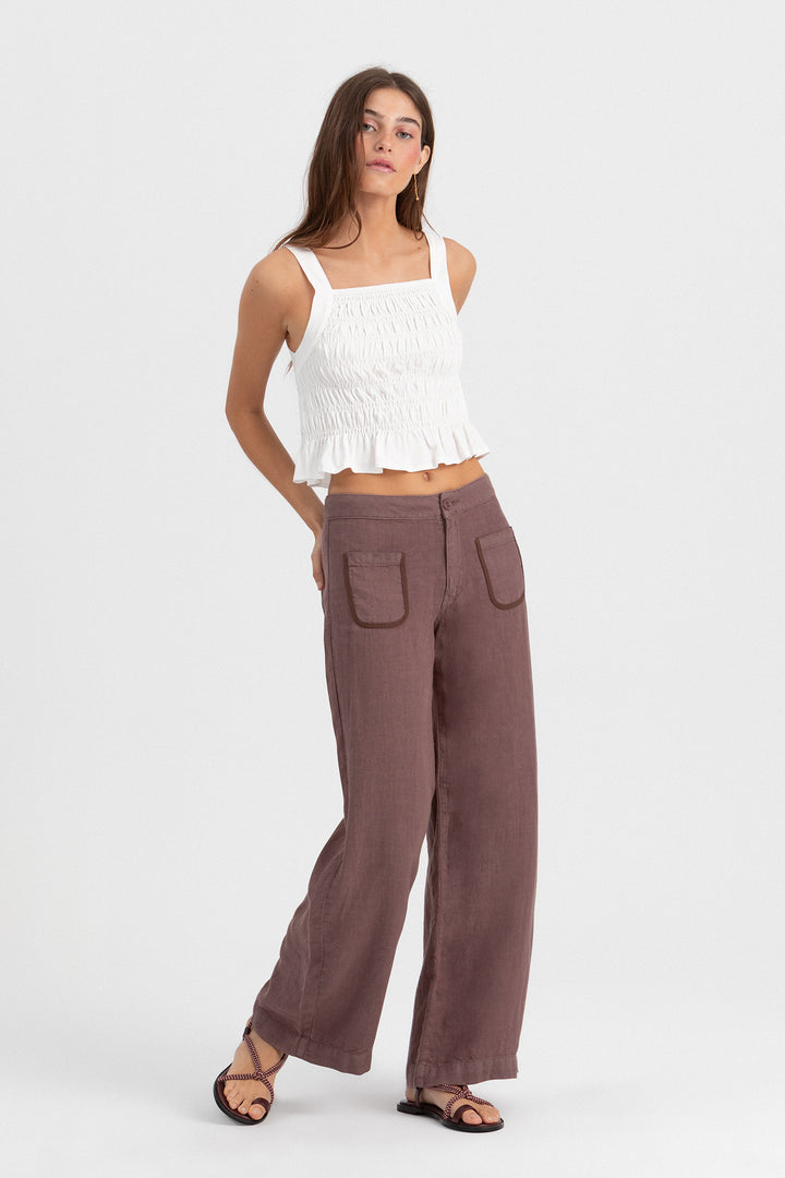 PANTALON LINO BOLSILLOS