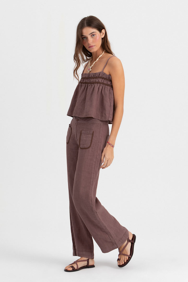 PANTALON LINO BOLSILLOS