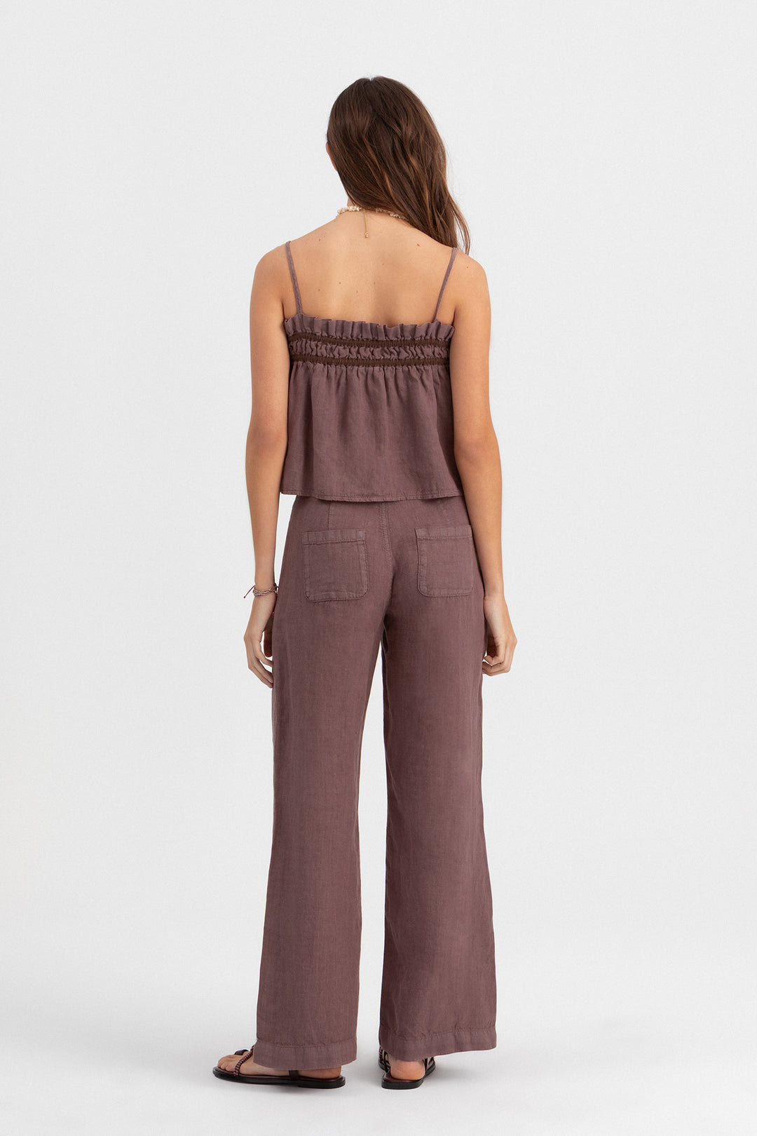 PANTALON LINO BOLSILLOS