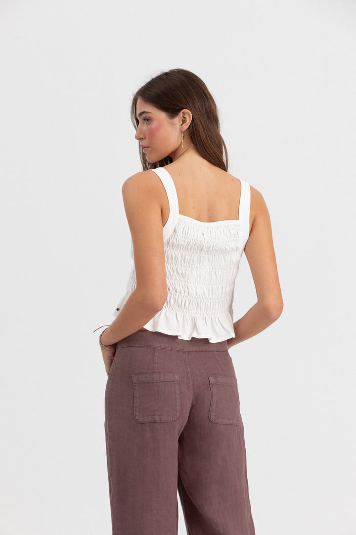 PANTALON LINO BOLSILLOS