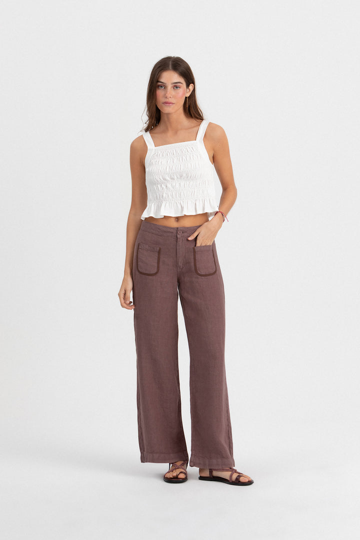 PANTALON LINO BOLSILLOS