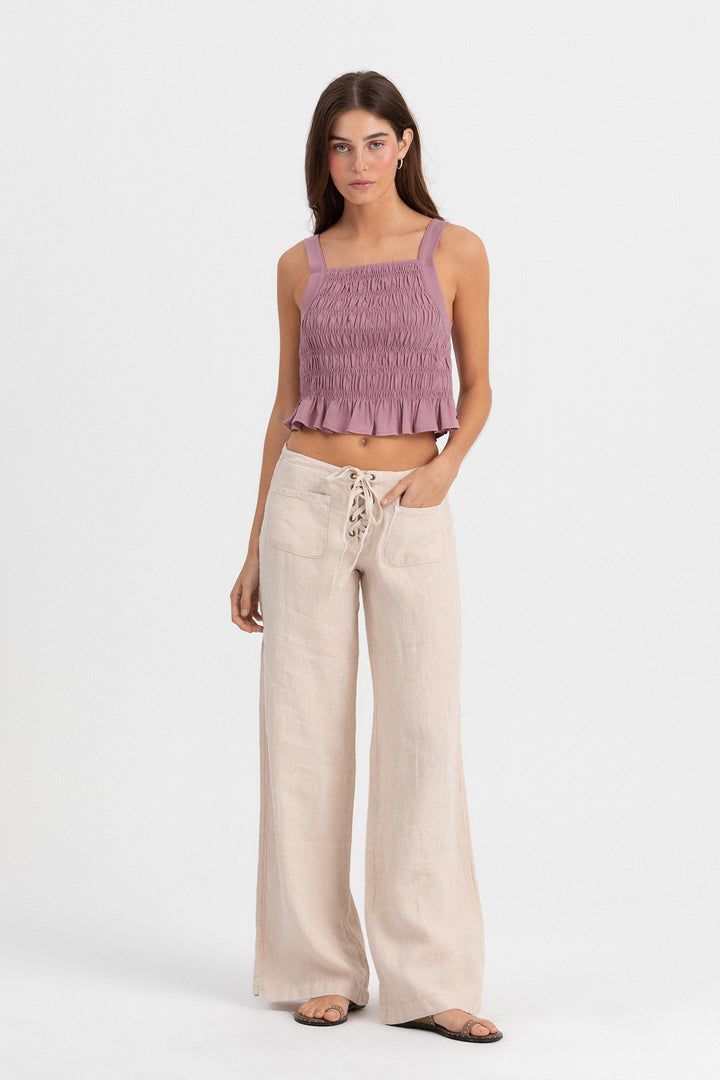 PANTALON LINO DETALLE CUERDAS