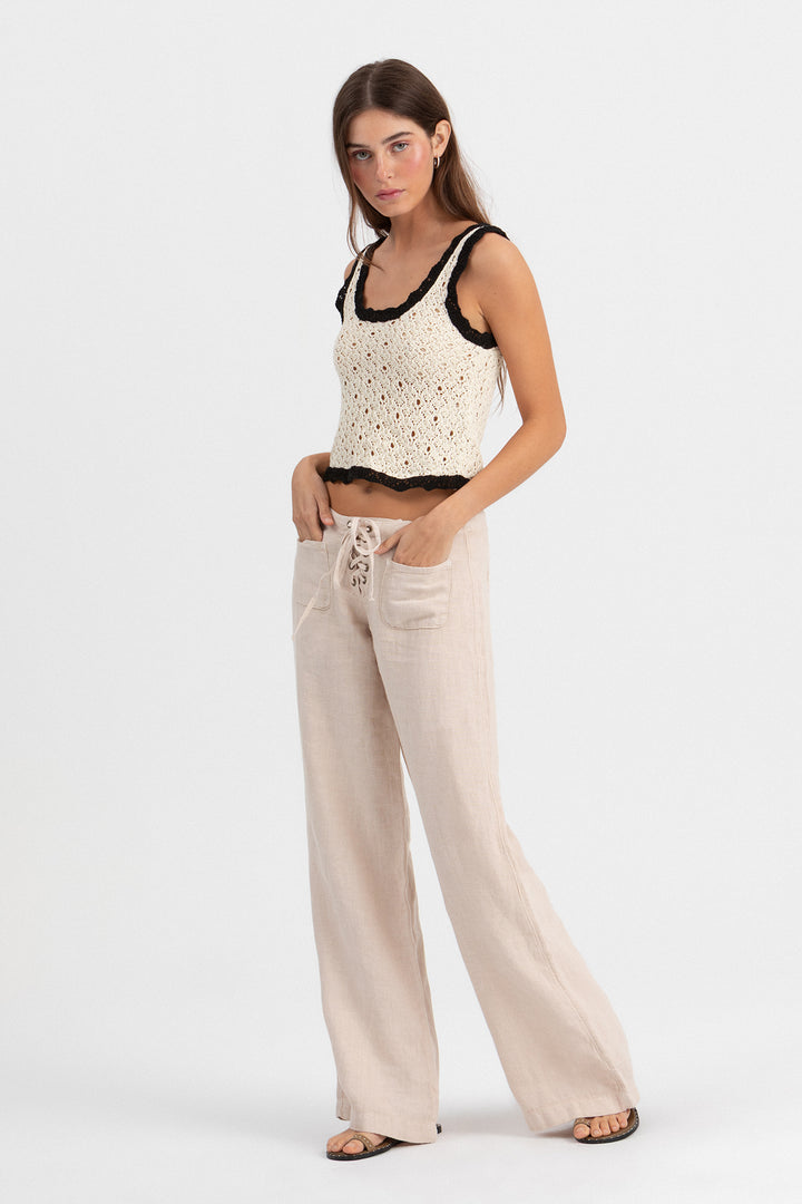 PANTALON LINO DETALLE CUERDAS