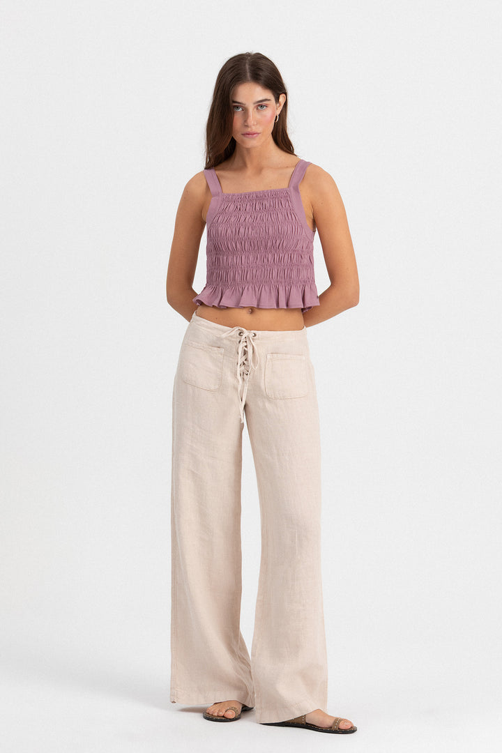 PANTALON LINO DETALLE CUERDAS