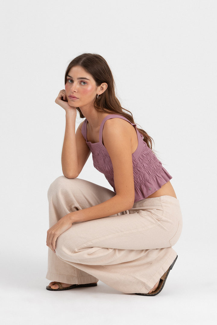 PANTALON LINO DETALLE CUERDAS