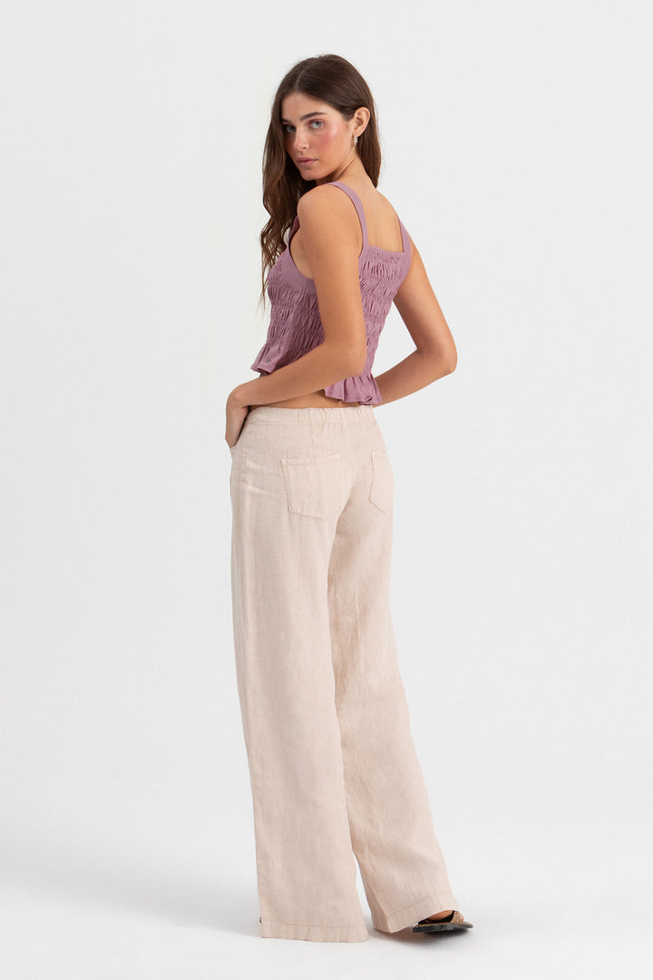 PANTALON LINO DETALLE CUERDAS