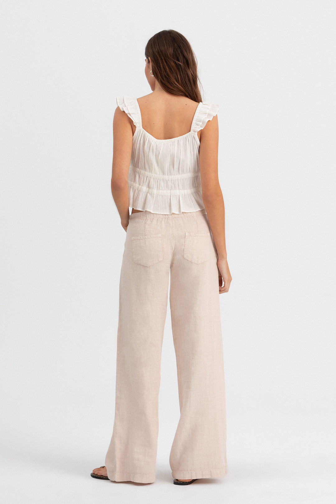 PANTALON LINO DETALLE CUERDAS